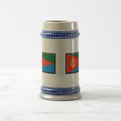 Chope À Bière Drapeau de l'Érythrée (Centre)