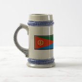 Chope À Bière Drapeau de l'Érythrée (Gauche)