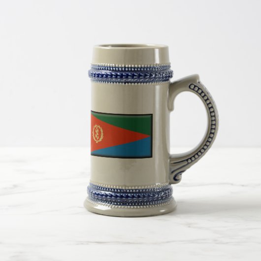 Chope À Bière Drapeau de l'Érythrée (Droite)