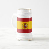 Chope À Bière Drapeau de l'Espagne (Devant gauche)
