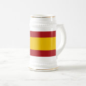 Chope À Bière Drapeau de l'Espagne (Devant droit)