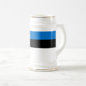 Chope À Bière Drapeau de l'Estonie (Devant droit)