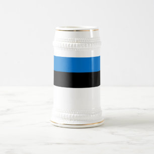 Chope À Bière Drapeau de l'Estonie