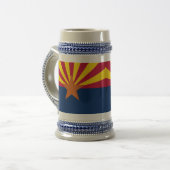 Chope À Bière Drapeau de l'État d'Arizona (Devant gauche)