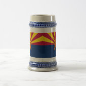 Chope À Bière Drapeau de l'État d'Arizona (Centre)
