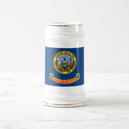 Chope À Bière Drapeau de l'État de l'Idaho (Centre)