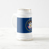 Chope À Bière Drapeau de l'État de l'Utah (Devant gauche)