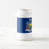 Chope À Bière Drapeau de l'État de New York (Devant gauche)