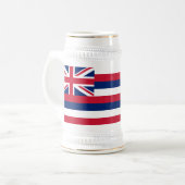 Chope À Bière Drapeau de l'État d'Hawaii (Devant gauche)
