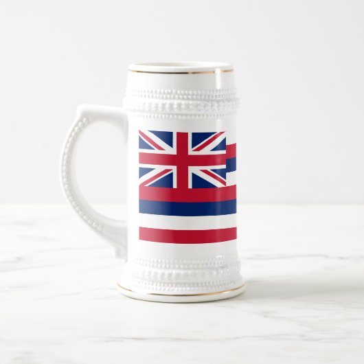 Chope À Bière Drapeau de l'État d'Hawaii (Gauche)