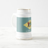 Chope À Bière Drapeau de l'État du Delaware (Devant gauche)