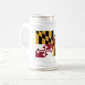 Chope À Bière Drapeau de l'État du Maryland (Devant gauche)