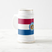 Chope À Bière Drapeau de l'État du Missouri (Devant gauche)