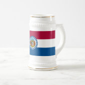 Chope À Bière Drapeau de l'État du Missouri (Devant droit)