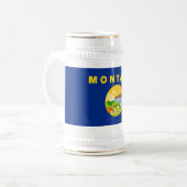Chope À Bière Drapeau de l'État du Montana (Devant gauche)