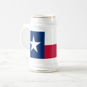 Chope À Bière Drapeau de l'État du Texas (Devant gauche)