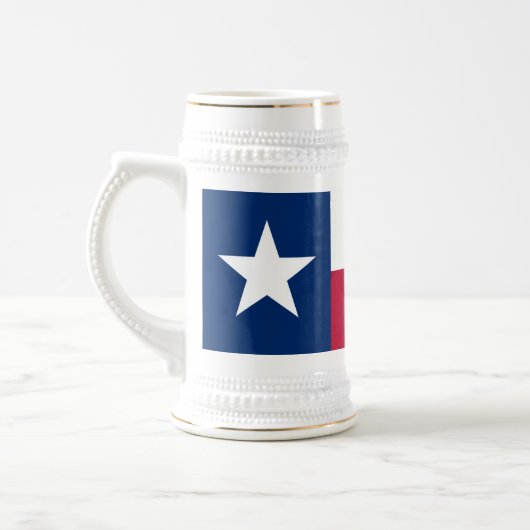 Chope À Bière Drapeau de l'État du Texas (Gauche)