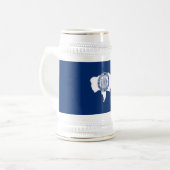 Chope À Bière Drapeau de l'État du Wyoming (Devant gauche)