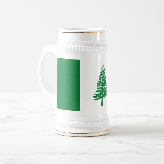 Chope À Bière Drapeau de l'île Norfolk (Devant gauche)