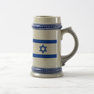 Chope À Bière Drapeau de l'Israël