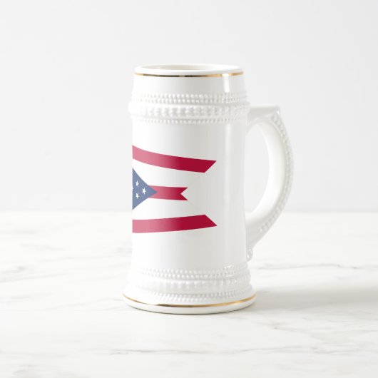 Chope À Bière Drapeau de l'Ohio (Devant droit)