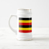 Chope À Bière Drapeau de l'Ouganda (Gauche)