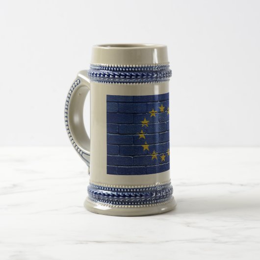 Chope À Bière Drapeau de l'Union européenne (Devant gauche)