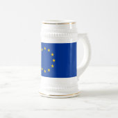 Chope À Bière Drapeau de l'Union européenne (Devant droit)