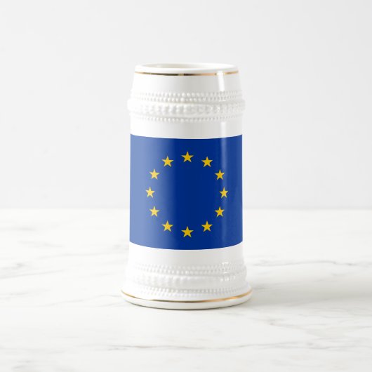 Chope À Bière Drapeau de l'Union européenne (Centre)