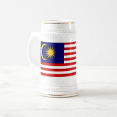 Chope À Bière Drapeau de Malaisie (Devant gauche)