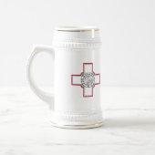 Chope À Bière Drapeau de Malte (Gauche)