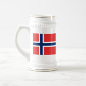 Chope À Bière Drapeau de Norway (Gauche)