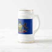CHOPE À BIÈRE DRAPEAU DE PENNSYLVANIE (Devant droit)