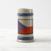 Chope À Bière Drapeau de République Tchèque (Centre)