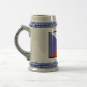 Chope À Bière Drapeau de République Tchèque (Gauche)