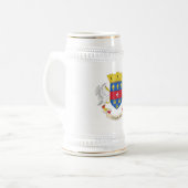Chope À Bière Drapeau de Saint-Barthélemy (Devant gauche)