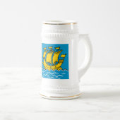Chope À Bière Drapeau de Saint-Pierre-et-Miquelon (Devant droit)