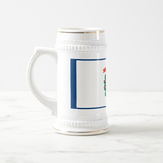 CHOPE À BIÈRE DRAPEAU DE VIRGINIE OCCIDENTALE (Gauche)