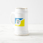 Chope À Bière Drapeau de Winnipeg (Devant gauche)