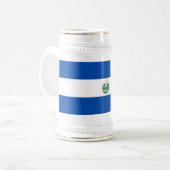 Chope À Bière Drapeau d'El Salvador (Devant gauche)