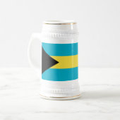 Chope À Bière Drapeau des Bahamas (Devant gauche)