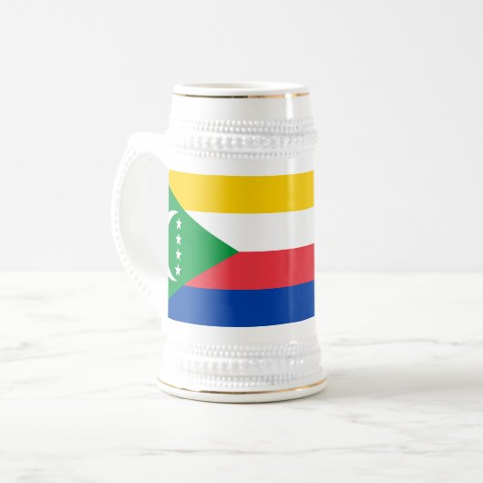 Chope À Bière Drapeau des Comores (Devant gauche)