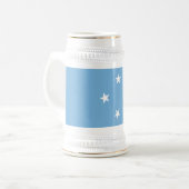 Chope À Bière Drapeau des États fédérés de Micronésie (Devant gauche)