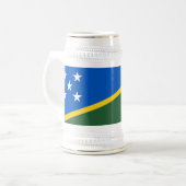 Chope À Bière Drapeau des Îles Salomon (Devant gauche)