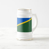 Chope À Bière Drapeau des Îles Salomon (Devant droit)