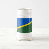Chope À Bière Drapeau des Îles Salomon (Centre)