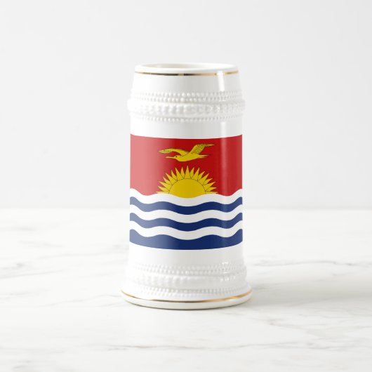 Chope À Bière Drapeau des Kiribati (Centre)