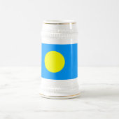 Chope À Bière Drapeau des Palaos (Centre)