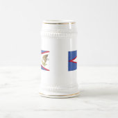 Chope À Bière Drapeau des Samoa américaines (Centre)