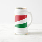 Chope À Bière Drapeau des Seychelles (Devant droit)